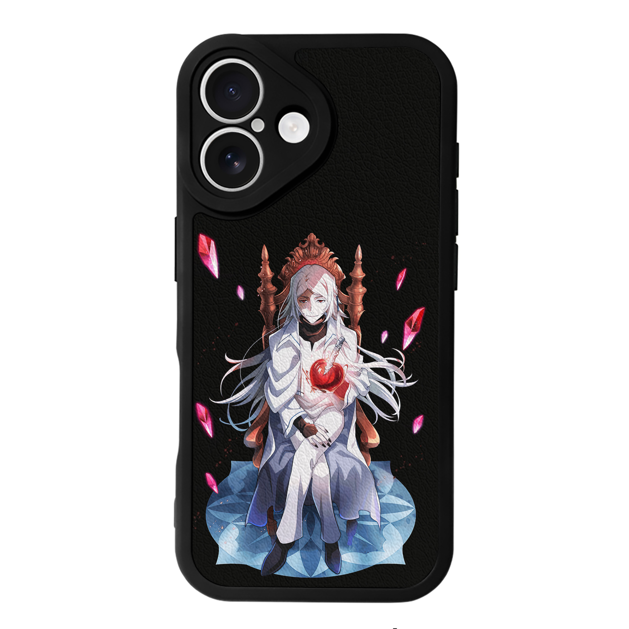 （画像用） 文豪ストレイドッグス Bungo Stray Dogs 【iPhone 16シリーズ対応】シリコンスマホケース（レザー調） 材質：シリコン